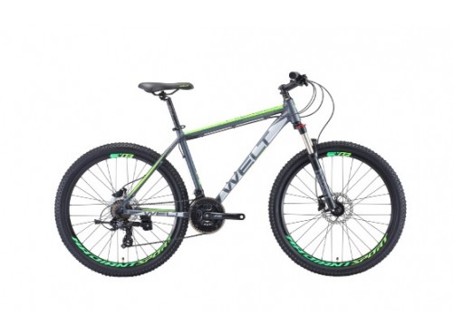 Велосипед 26" Welt  Ridge 1.0 HD matt dark grey/green